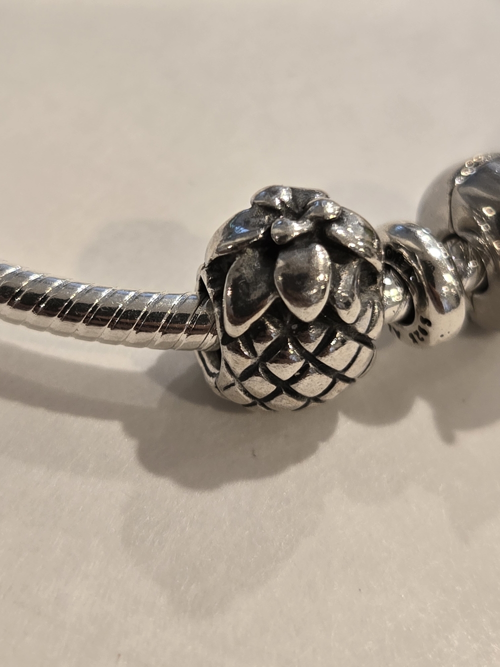 Pineapple Charm Bead